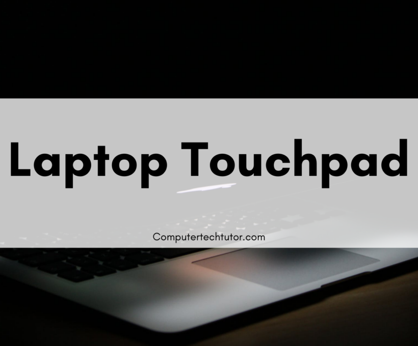 1.1 Touchpad- Hardware/Device Replacement