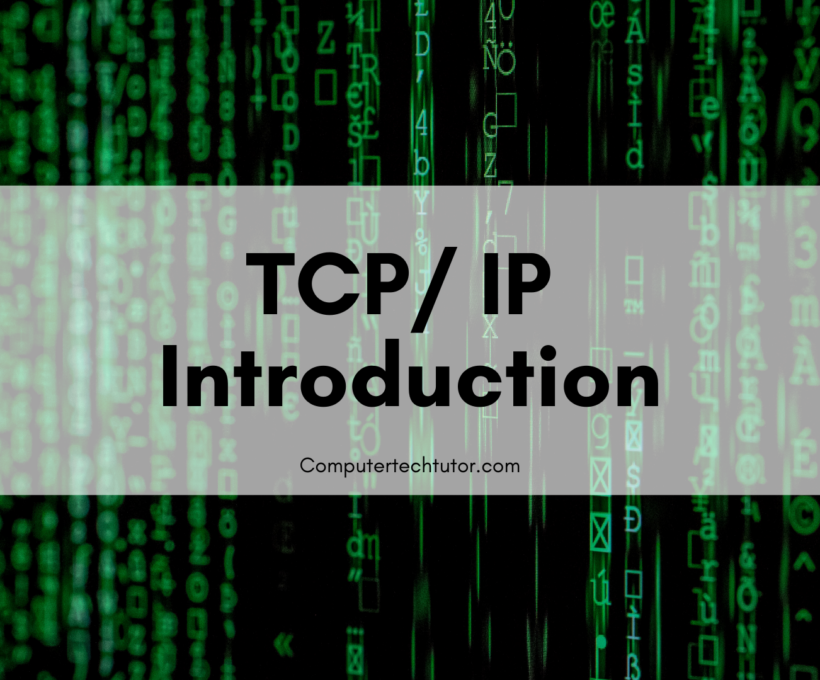 2.1 TCP/IP Introduction